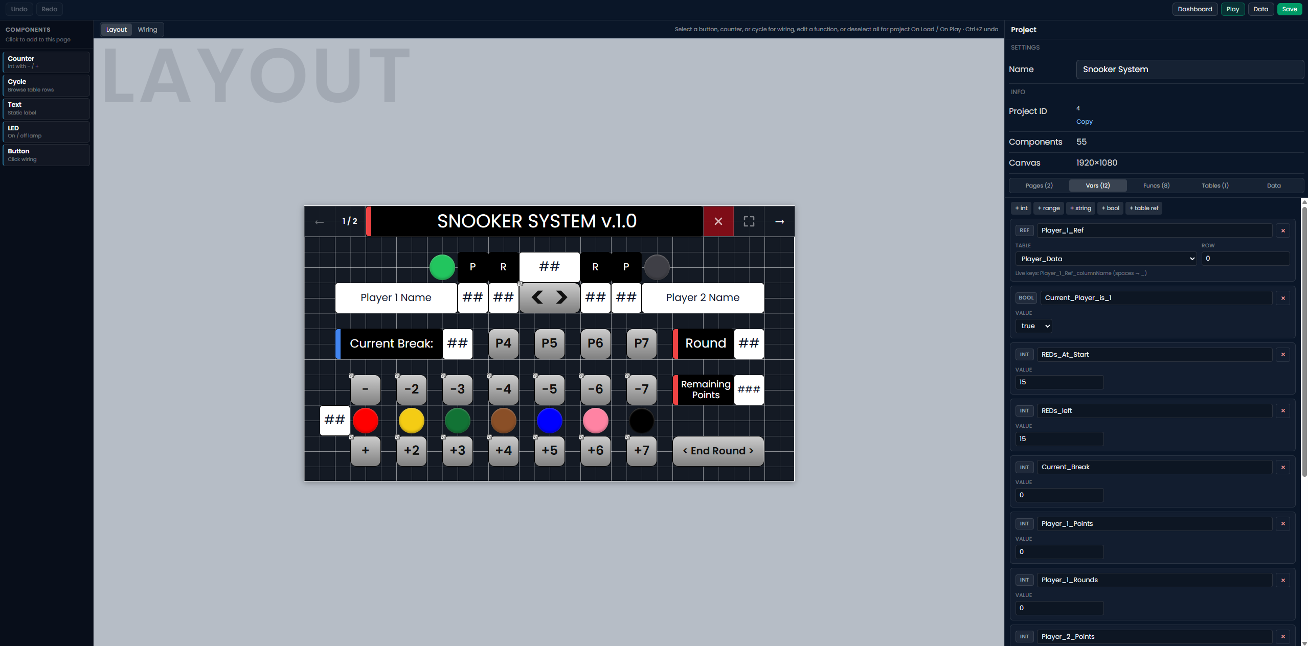 IonBoard editor screenshot